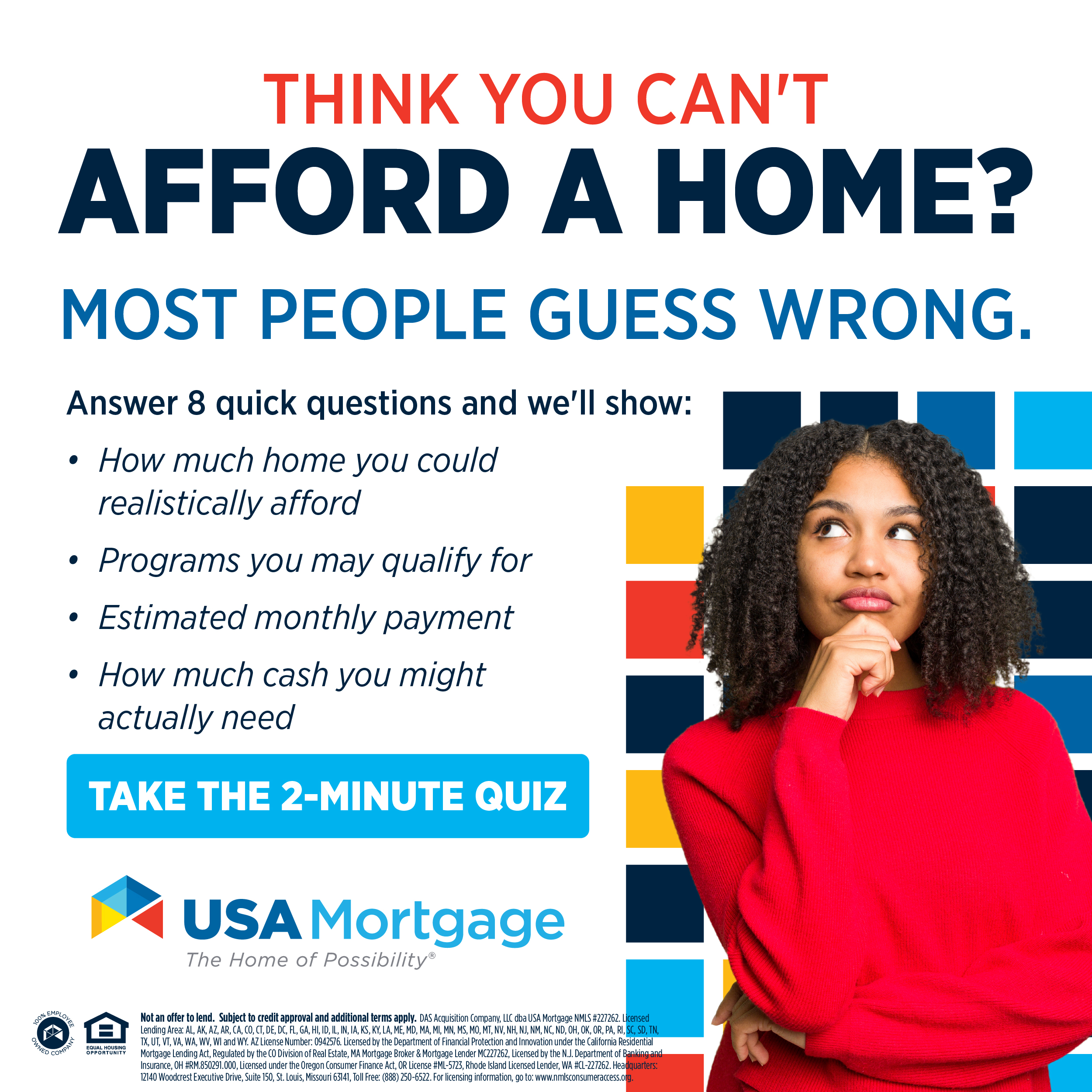 Think you can't afford a home? Most people guess wrong.