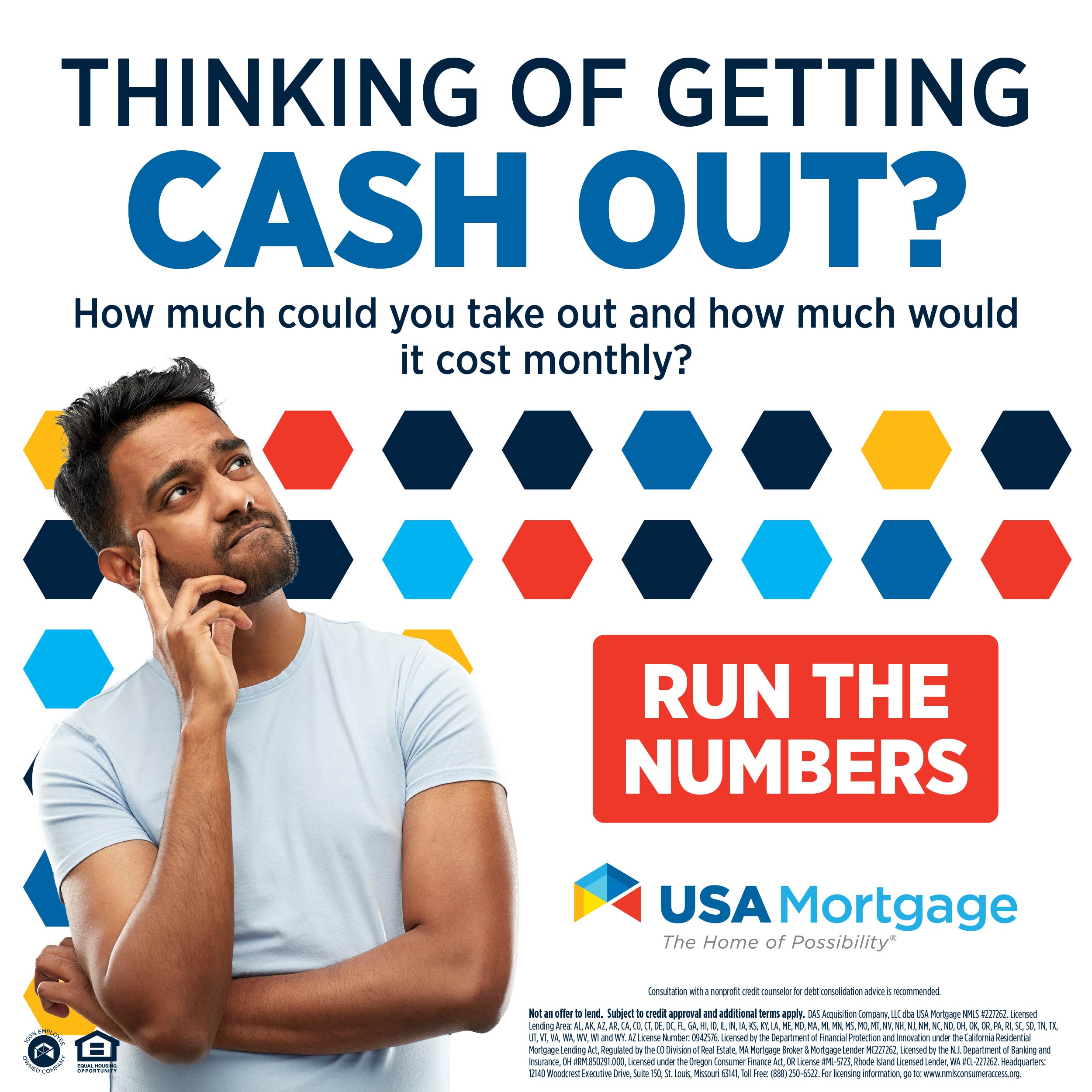 How much could you cash out? Use our calculator to see if a cash out refinance is right for you.